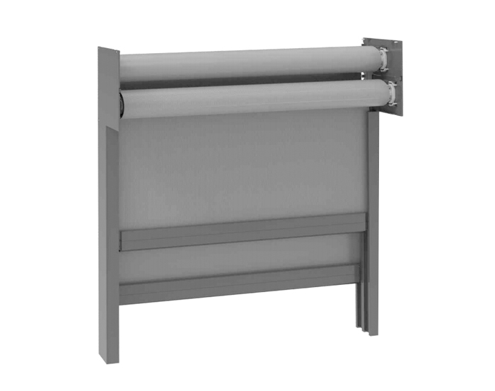 WR150-220 dual windproof roller blinds system(without cassette)