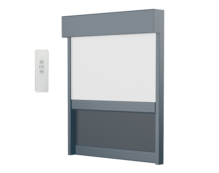WR130-180 Double electric windproof roller blind